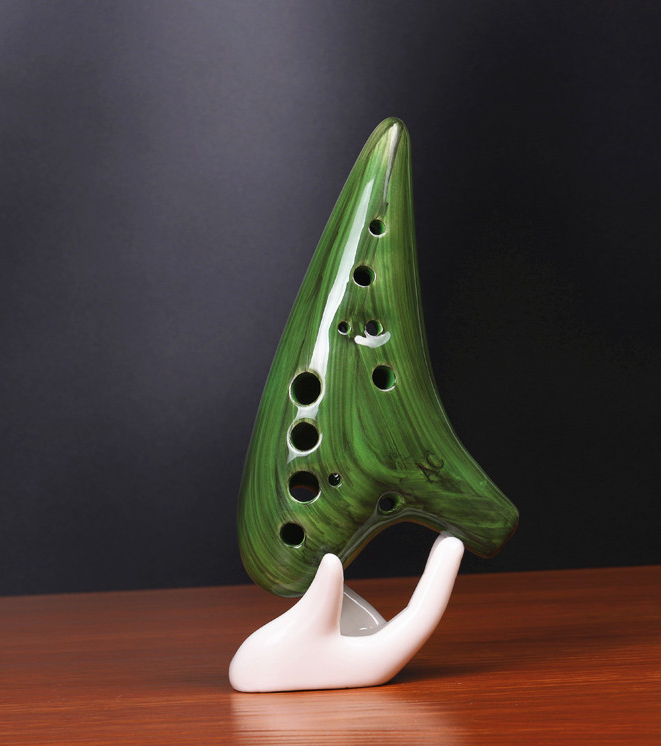 Wood Grain 12-Hole Ocarina Professional Edition