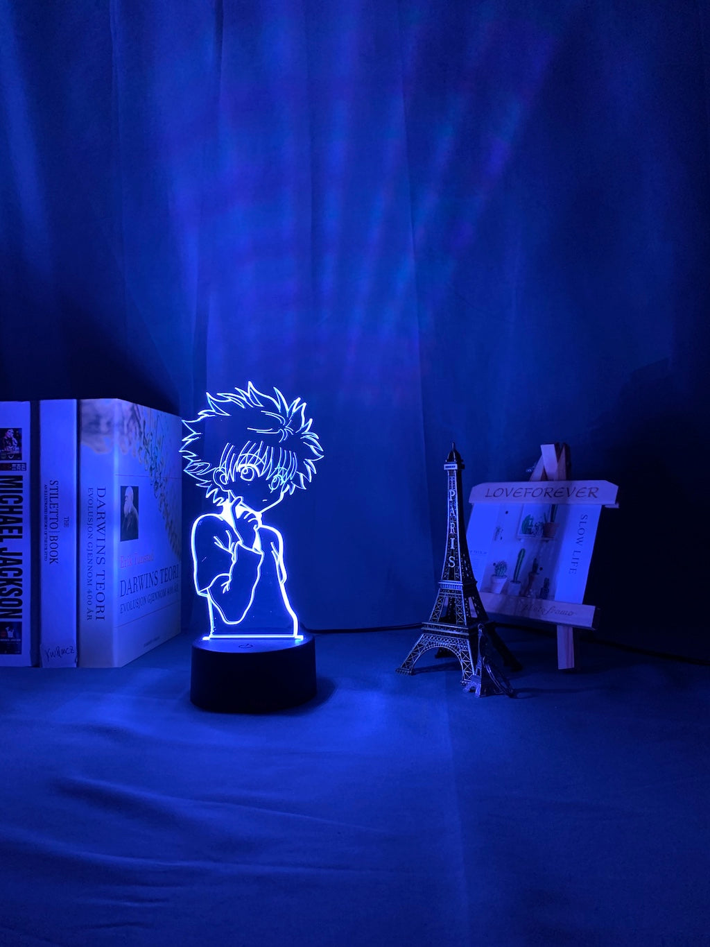 3D Hunter Killua Touch Control USB Night Light