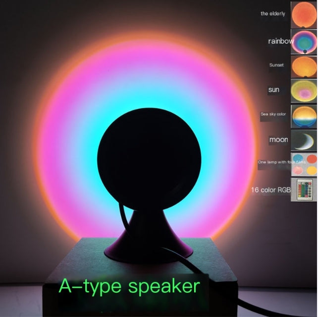 RGB Sunset Projection Lamp for Ambient Lighting