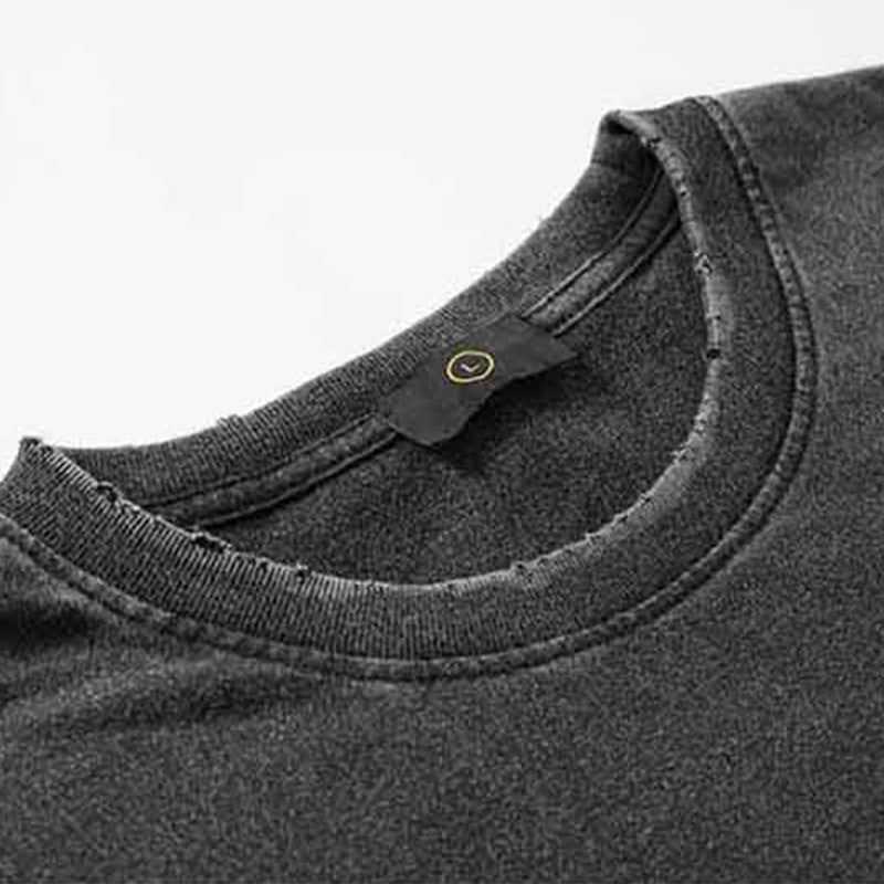 Vintage Cotton Summer Print Short Sleeve T-Shirt