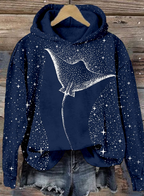 Oversized Women's Casual Hoodie with Hood