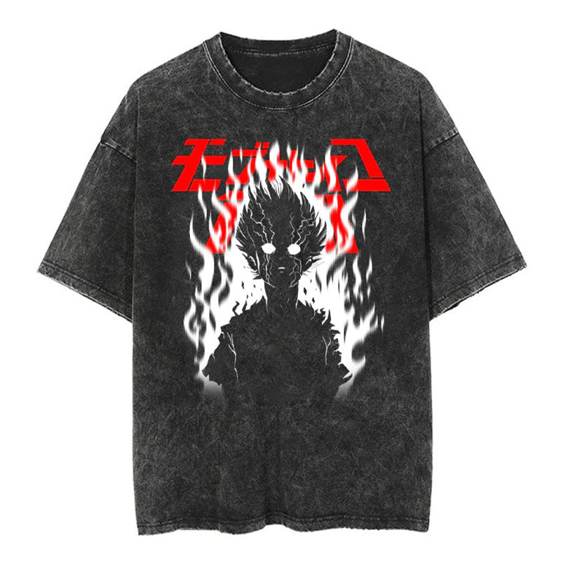 Japanese Vintage Oversized Cartoon T-Shirt (Loose Fit)