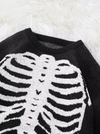 New Popular Autumn and Winter Backbone Jacquard Pattern Pullover Sweater Casual round Neck Knitted Men'S Pullover