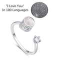 "I Love You Ring in 100 Languages - Adjustable Ring"