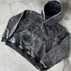 Letter Print Skull Men's Hoodie