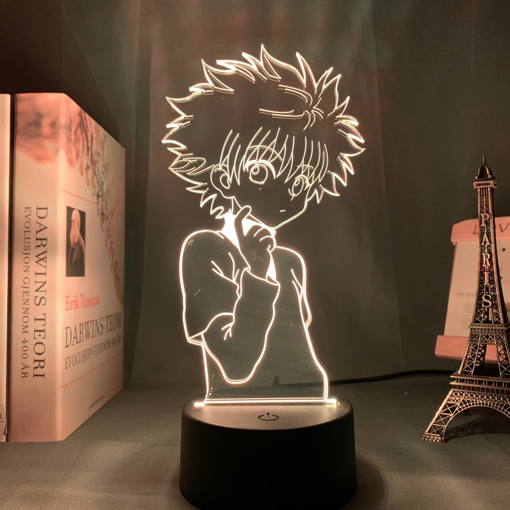 3D Hunter Killua Touch Control USB Night Light