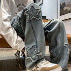 Men's Flared Loose Straight-Leg Pants