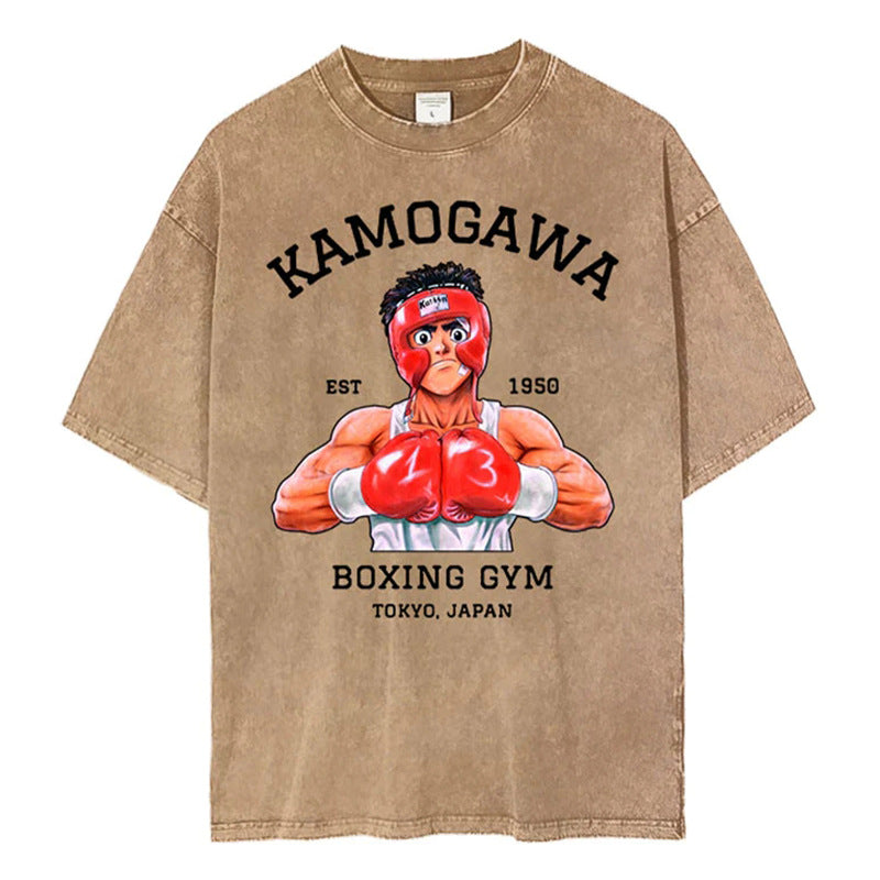 Japanese Vintage Oversized Cartoon T-Shirt (Loose Fit)