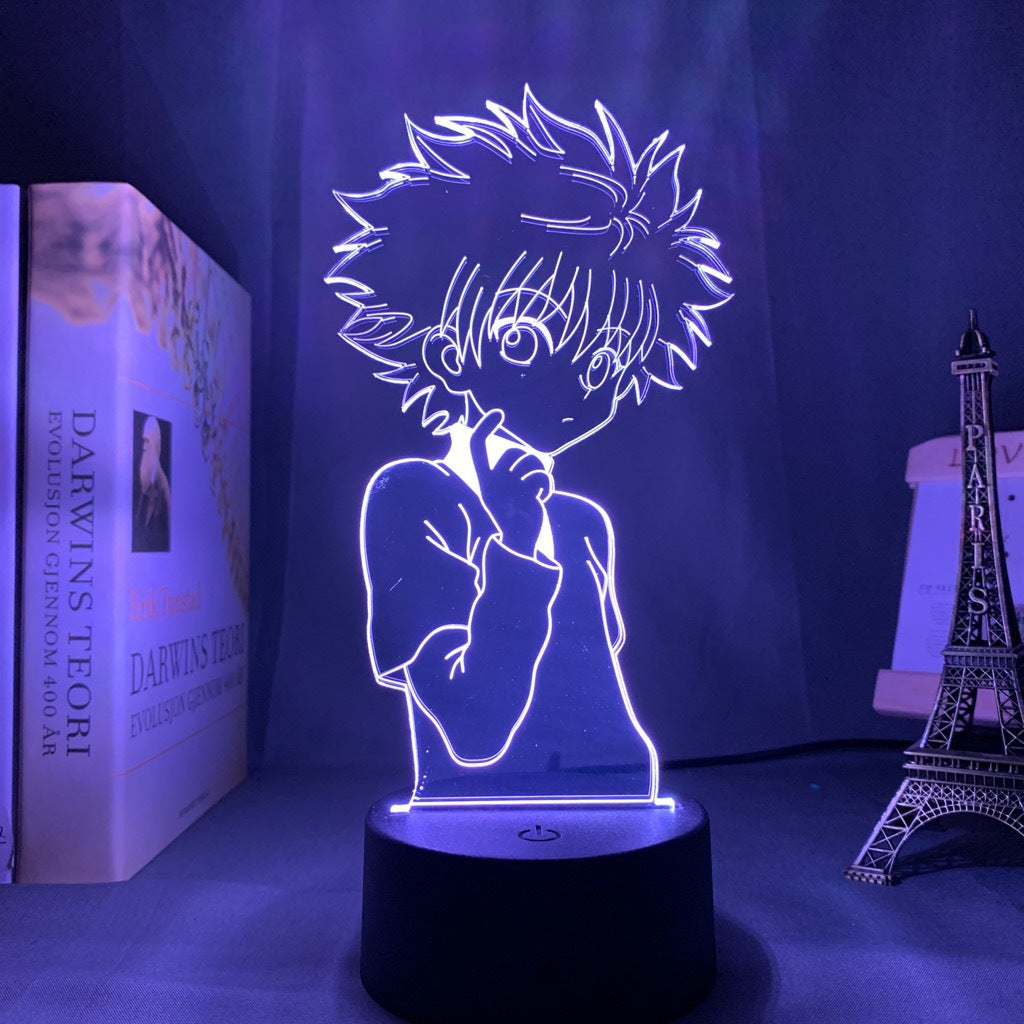 3D Hunter Killua Touch Control USB Night Light