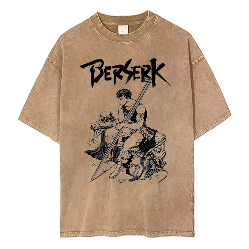 Japanese Vintage Oversized Cartoon T-Shirt (Loose Fit)