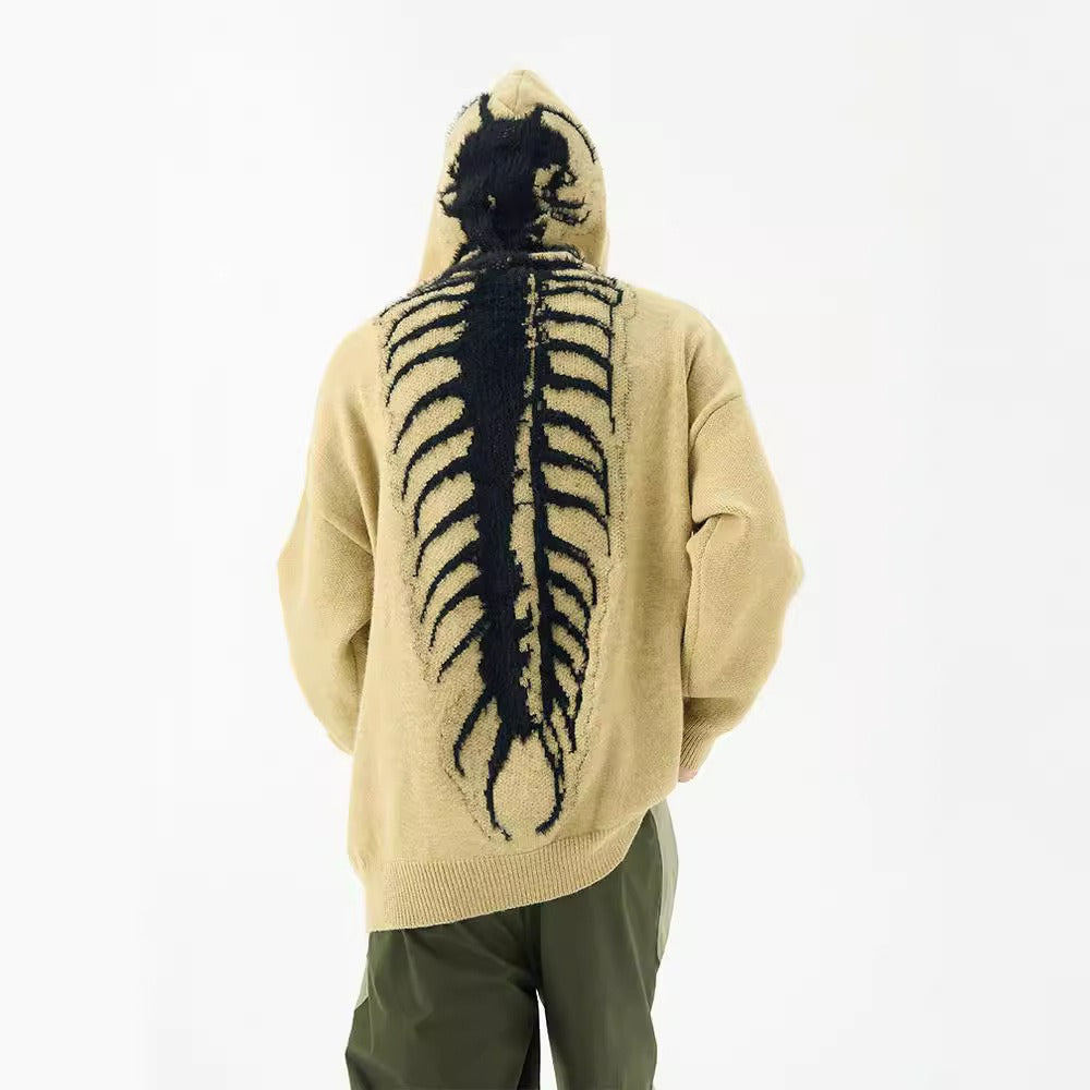 Men's Casual Hooded Loose Sweater