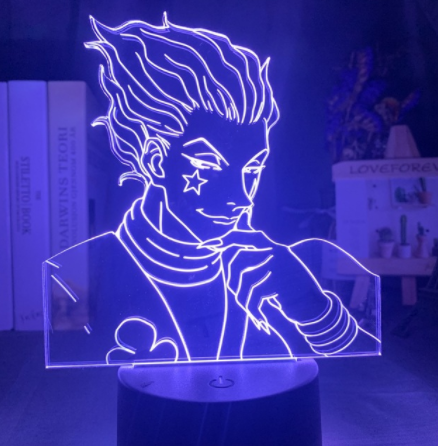 3D Hunter Killua Touch Control USB Night Light