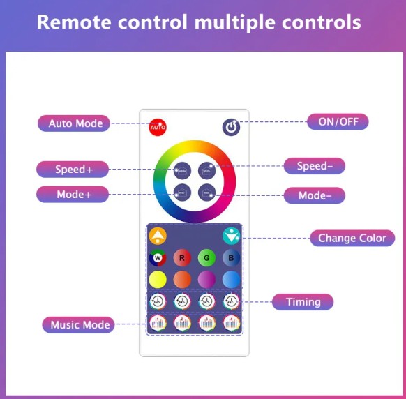 Graffiti WiFi Infrared Music Atmosphere Lamp