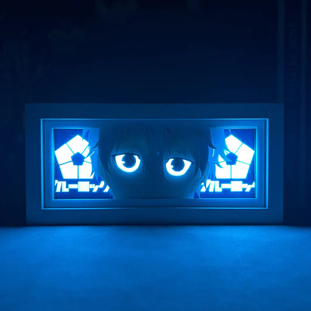 Anime Paper Cut Light - Warrior Desktop Decoration