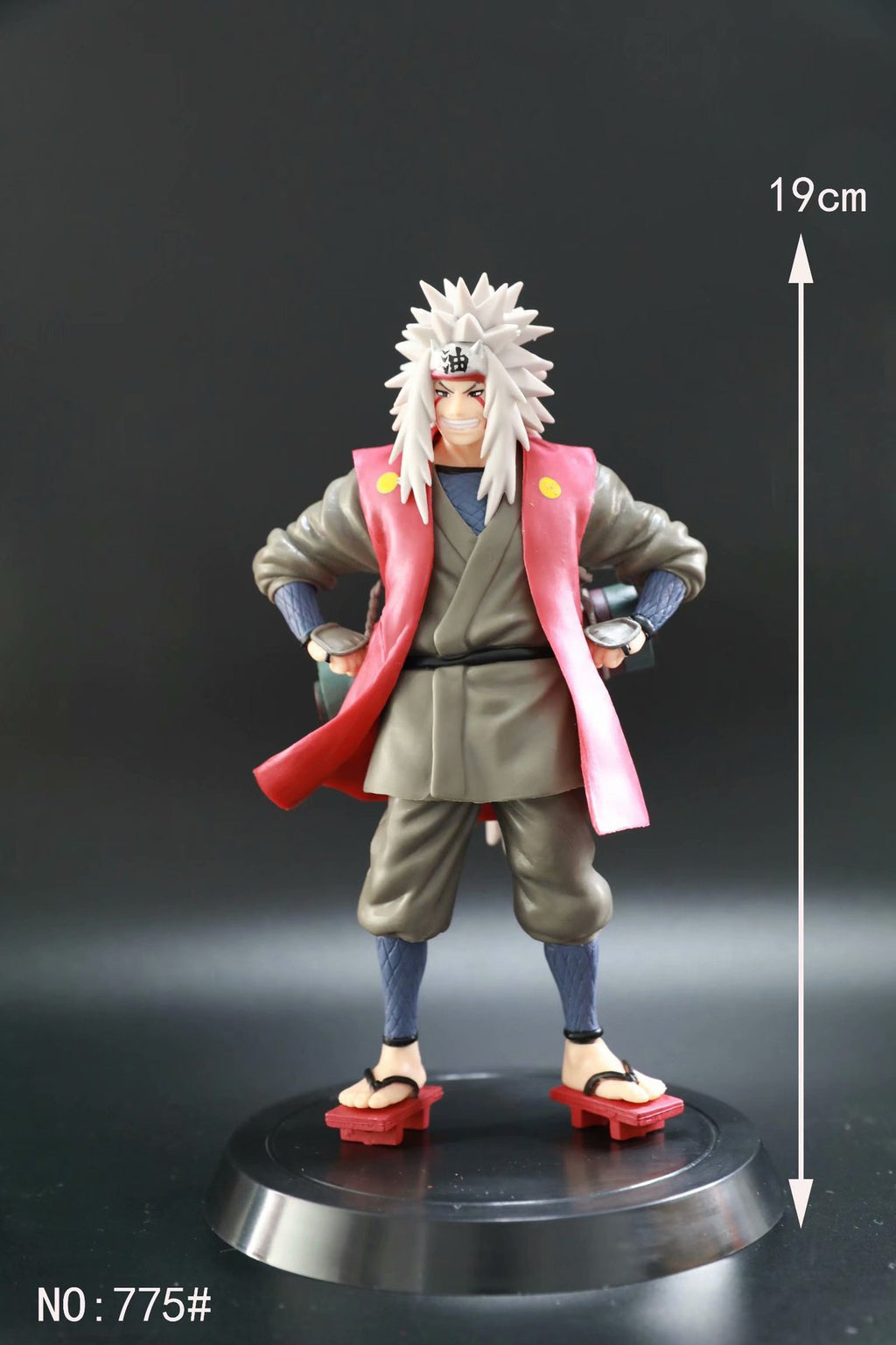 Naruto Jiraiya Action Figure Model (Boxed Edition)
