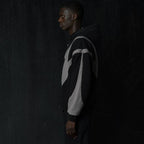 Pattern Stitching Hooded Cardigan Sweater