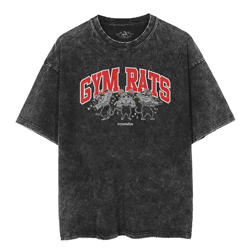 Japanese Vintage Oversized Cartoon T-Shirt (Loose Fit)