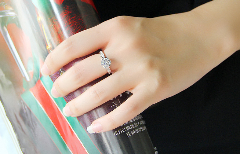 Crystal Zircon Ring, Zircon Ring, Ring