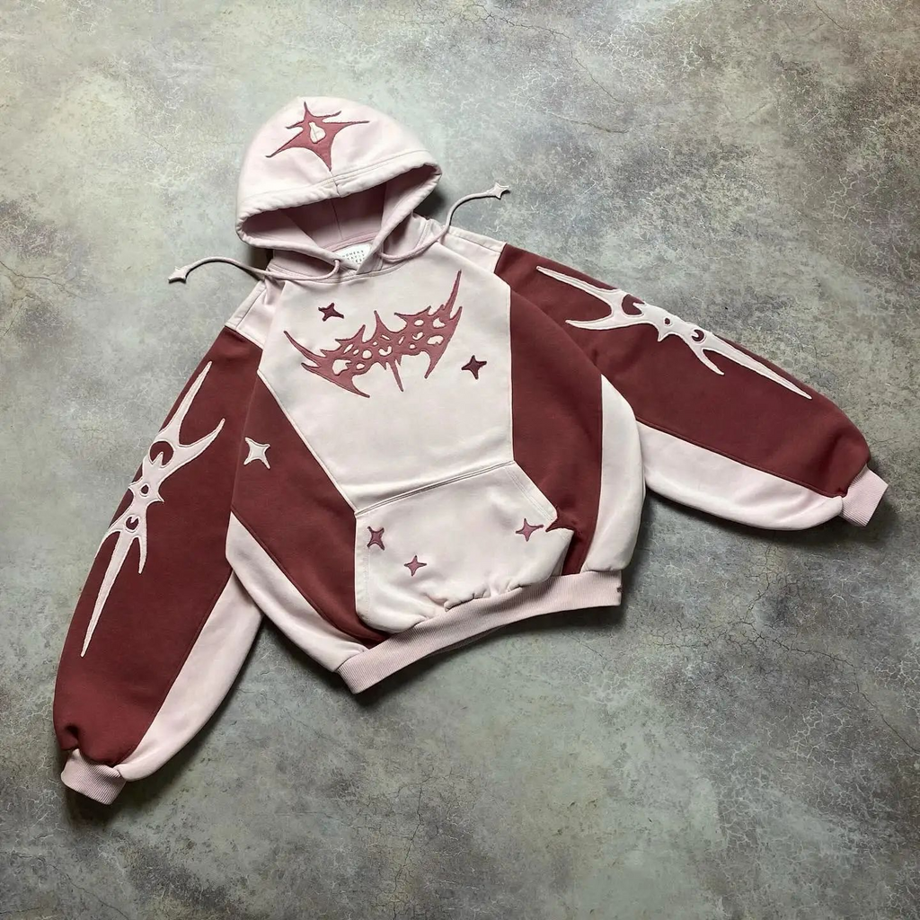 Y2K Grunge Pullover Hoodie
