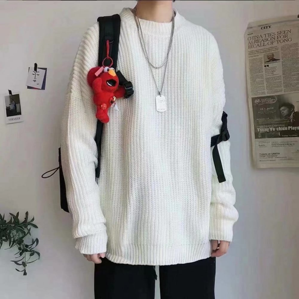 Tide Brand Unisex Loose Knit Couple's Sweater