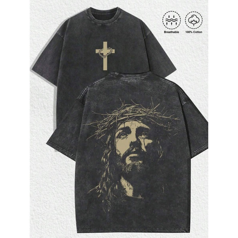 Religious Crown of Thorns Graphic Tee