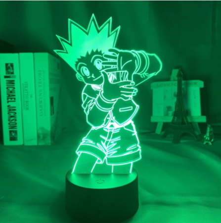 3D Hunter Killua Touch Control USB Night Light