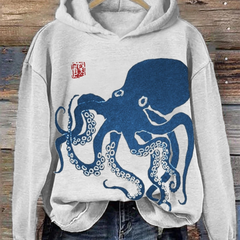 Oversized Women's Casual Hoodie with Hood