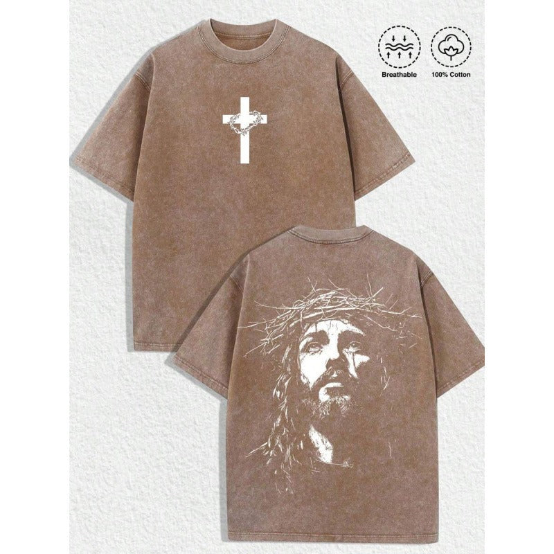 Religious Crown of Thorns Graphic Tee