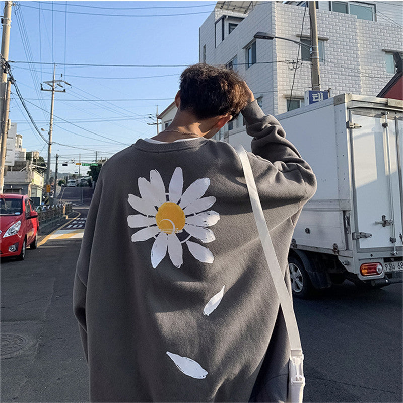 Chrysanthemum Hoodie Couple Hip Hop Jacket