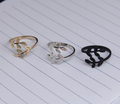 Open Ring, Leaf Ring, Olive Branch Ring