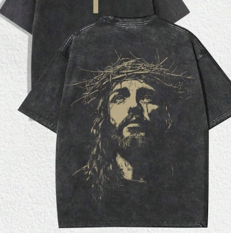 Religious Crown of Thorns Graphic Tee