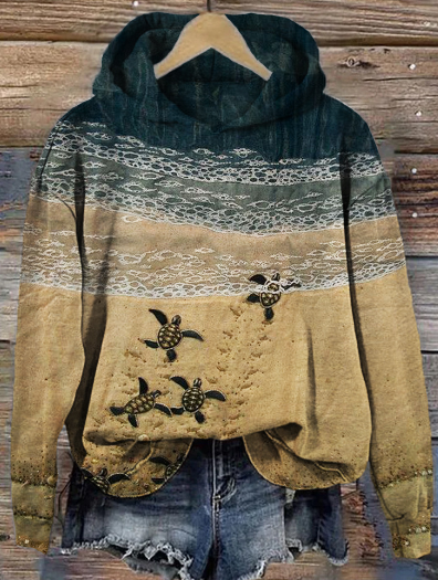 Oversized Women's Casual Hoodie with Hood