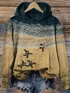 Oversized Women's Casual Hoodie with Hood