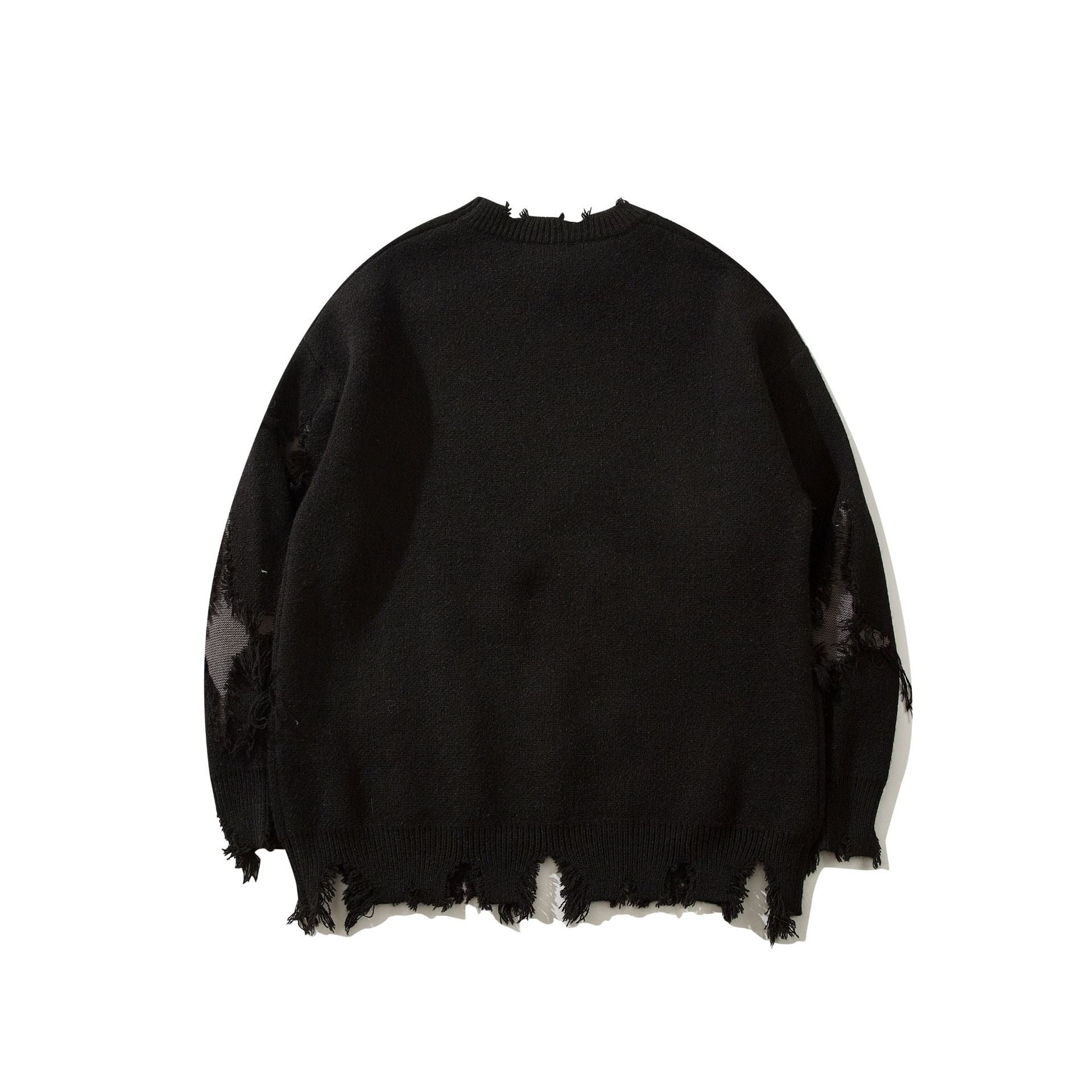 Knife Ripped Fashion Sweater
