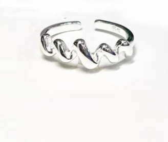 Wavy Open Ring - Korean Style Ring