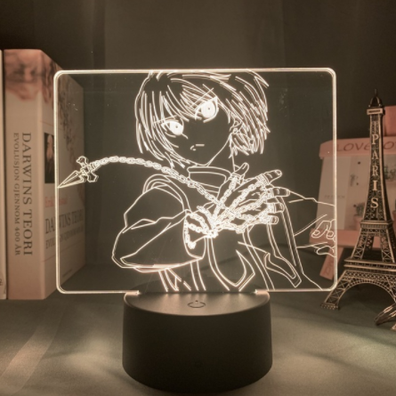 3D Hunter Killua Touch Control USB Night Light