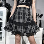 Lace Panel Slim Skirt for Women
