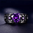 Heart Ring with Angel Wings for Women