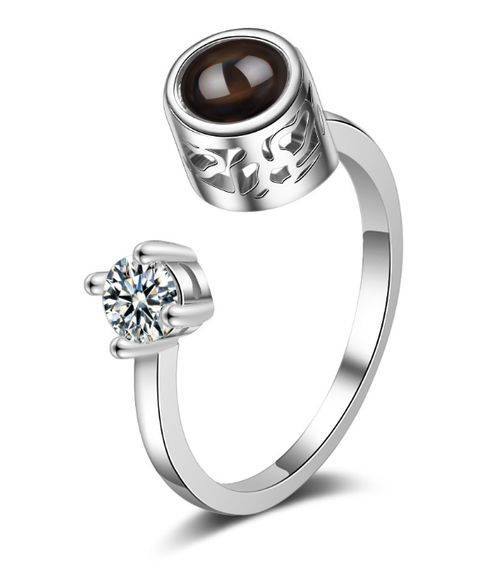 "I Love You Ring in 100 Languages - Adjustable Ring"