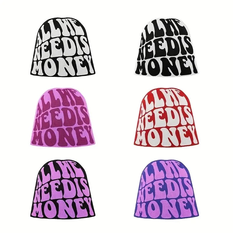 Hip Hop Style Knitted Letter Beanie Hat for All