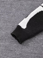 New Popular Autumn and Winter Backbone Jacquard Pattern Pullover Sweater Casual round Neck Knitted Men'S Pullover