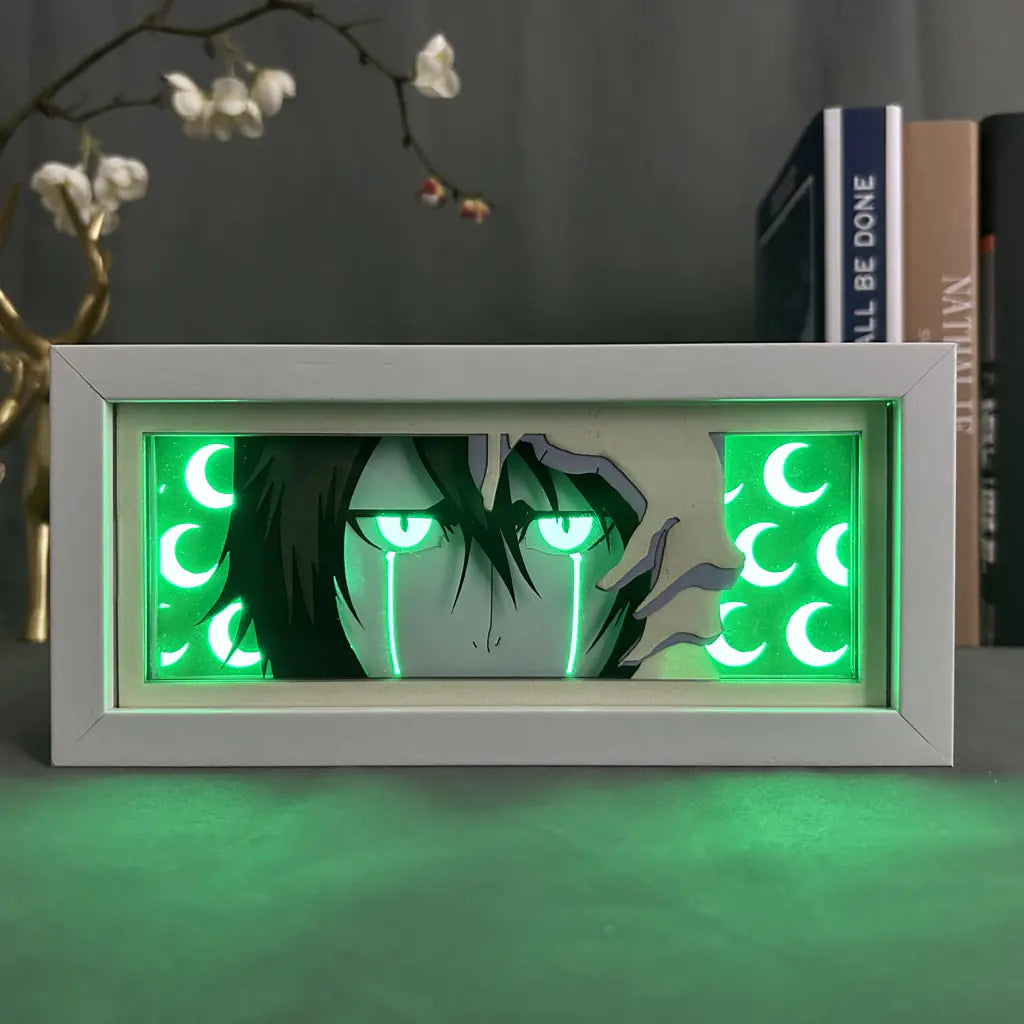Anime Paper Cut Light - Warrior Desktop Decoration