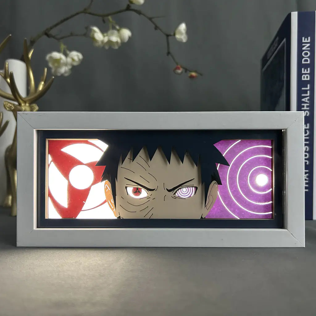 Anime Paper Cut Light - Warrior Desktop Decoration