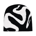 Winter Autumn Warm Beanies Hip Hop Ear Gorras Outdoor Windproof Y2K Letter Print Knitted Hat for Women Men Skiing Cap Cycling