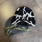 Y2K Print Knitted Hat Autumn and Winter Street New Unisex Warm Personal Versatile Fashion Niche Beanies