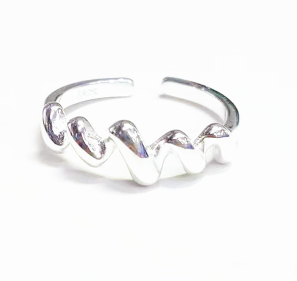 Wavy Open Ring - Korean Style Ring