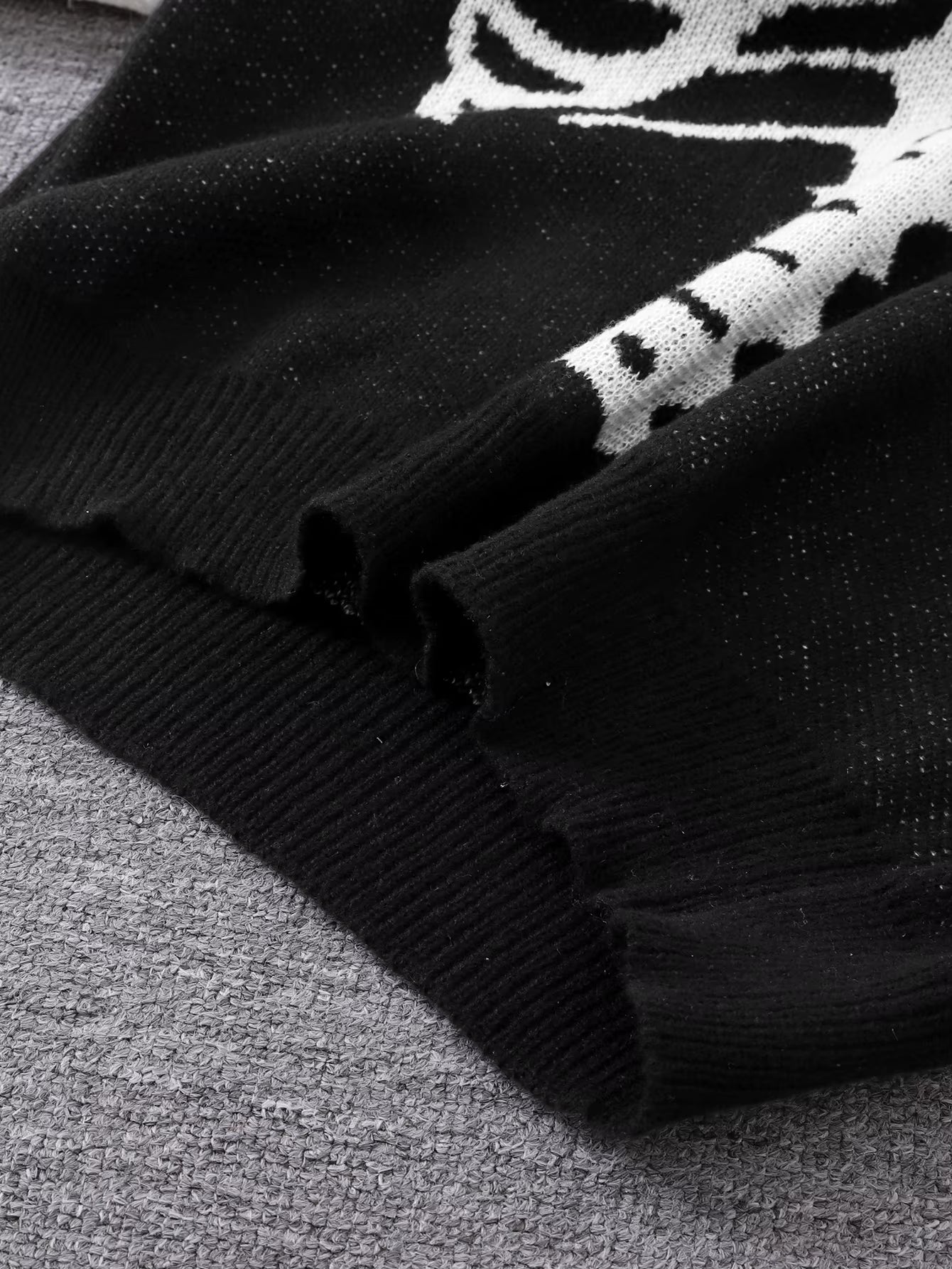 New Popular Autumn and Winter Backbone Jacquard Pattern Pullover Sweater Casual round Neck Knitted Men'S Pullover