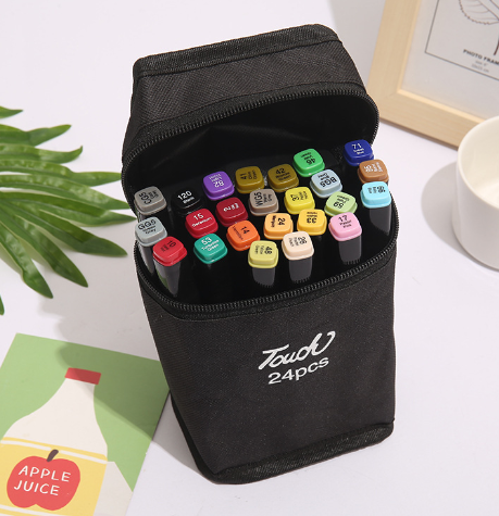 100-Color Anime Watercolor Brush Markers (One Set)