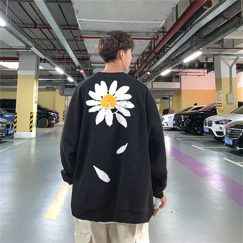 Chrysanthemum Hoodie Couple Hip Hop Jacket