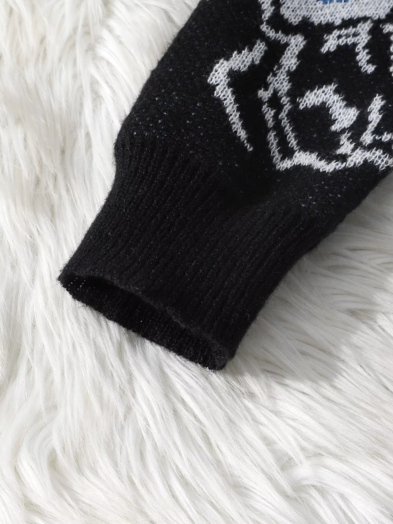 Dragon Roar Jacquard Double-Sided Pattern Pullover Sweater Casual Crew Neck Knitted Men'S Pullover Casual Crew Neck Knitted Men'S Pullover Suitable for Daily Wear Unisex Outerwear